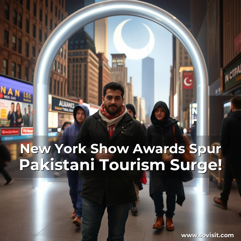Artistic representation for New York Show Awards Spur Pakistani Tourism Surge!