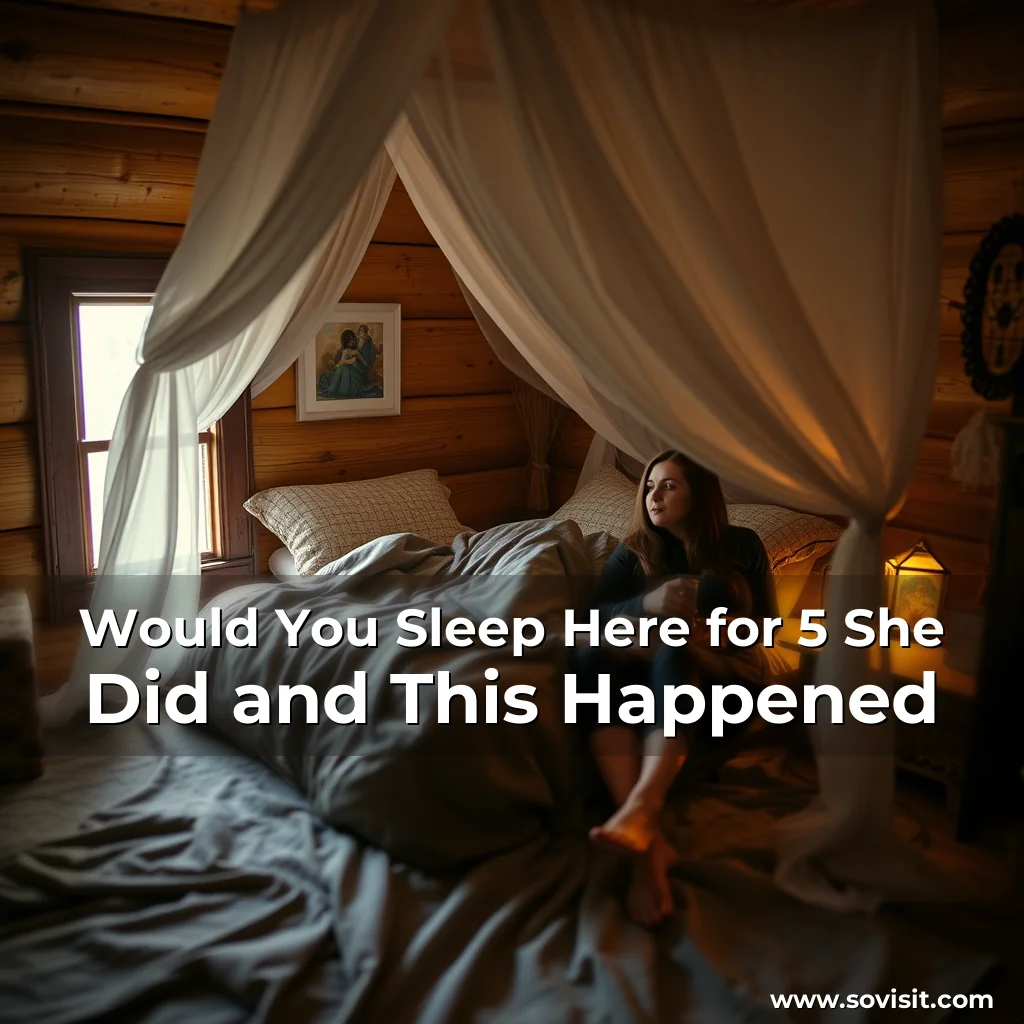 Read more about the article Would You Sleep Here for 5  She Did  and This Happened