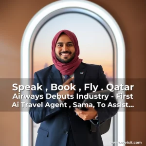 Read more about the article Speak , Book , Fly . Qatar Airways Debuts Industry – First Ai Travel Agent , Sama, To Assist Passengers In Booking Flights And Hotels.