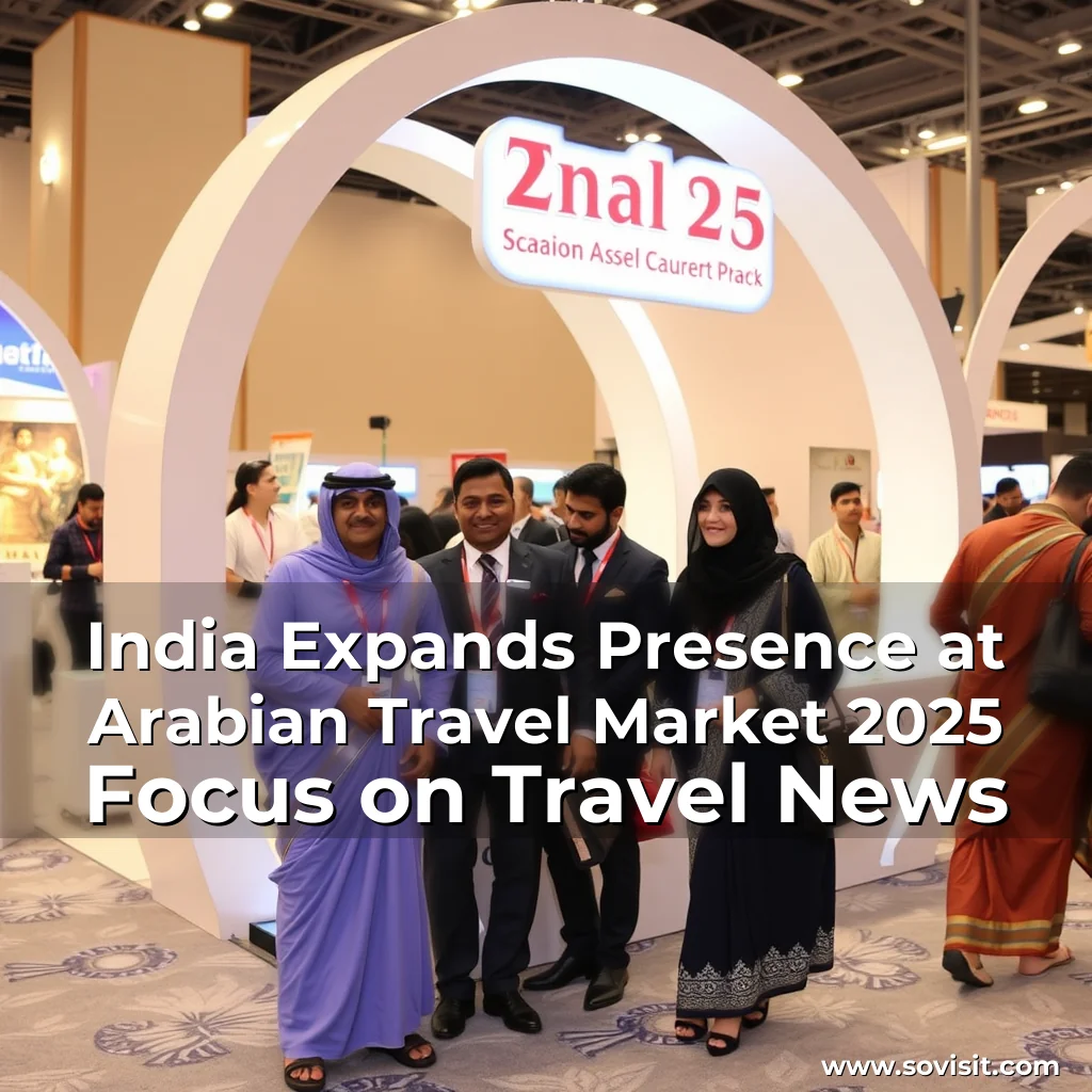 You are currently viewing India Expands Presence at Arabian Travel Market 2025  Focus on Travel News