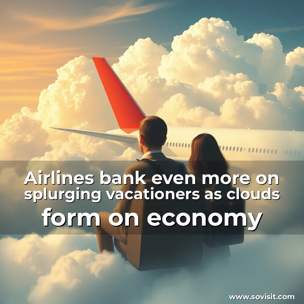 Read more about the article Airlines bank even more on splurging vacationers as clouds form on economy