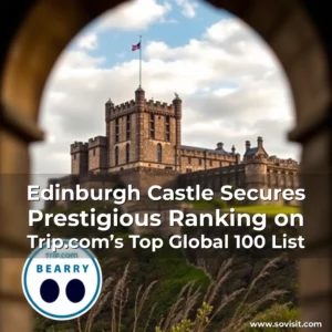 Read more about the article Edinburgh Castle Secures Prestigious Ranking on Trip.com’s Top Global 100 List