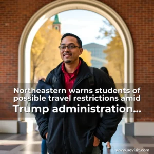 Read more about the article Northeastern warns students of possible travel restrictions amid Trump administration crackdowns