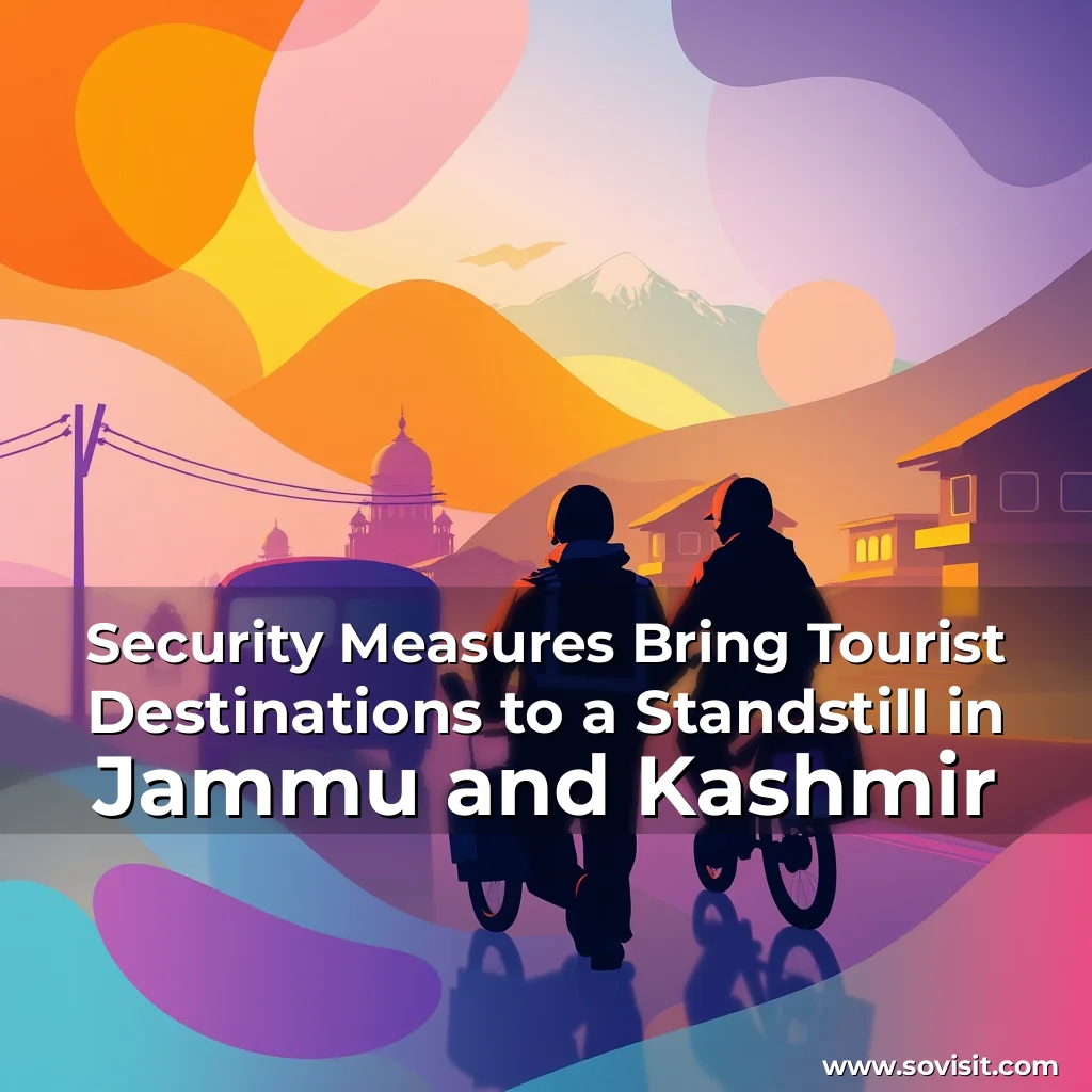 You are currently viewing Security Measures Bring Tourist Destinations to a Standstill in Jammu and Kashmir