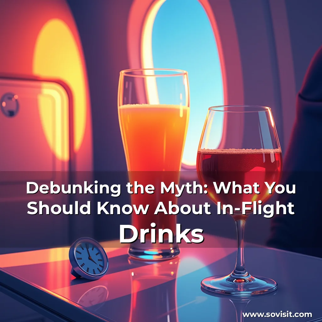 Read more about the article Debunking the Myth: What You Should Know About In-Flight Drinks