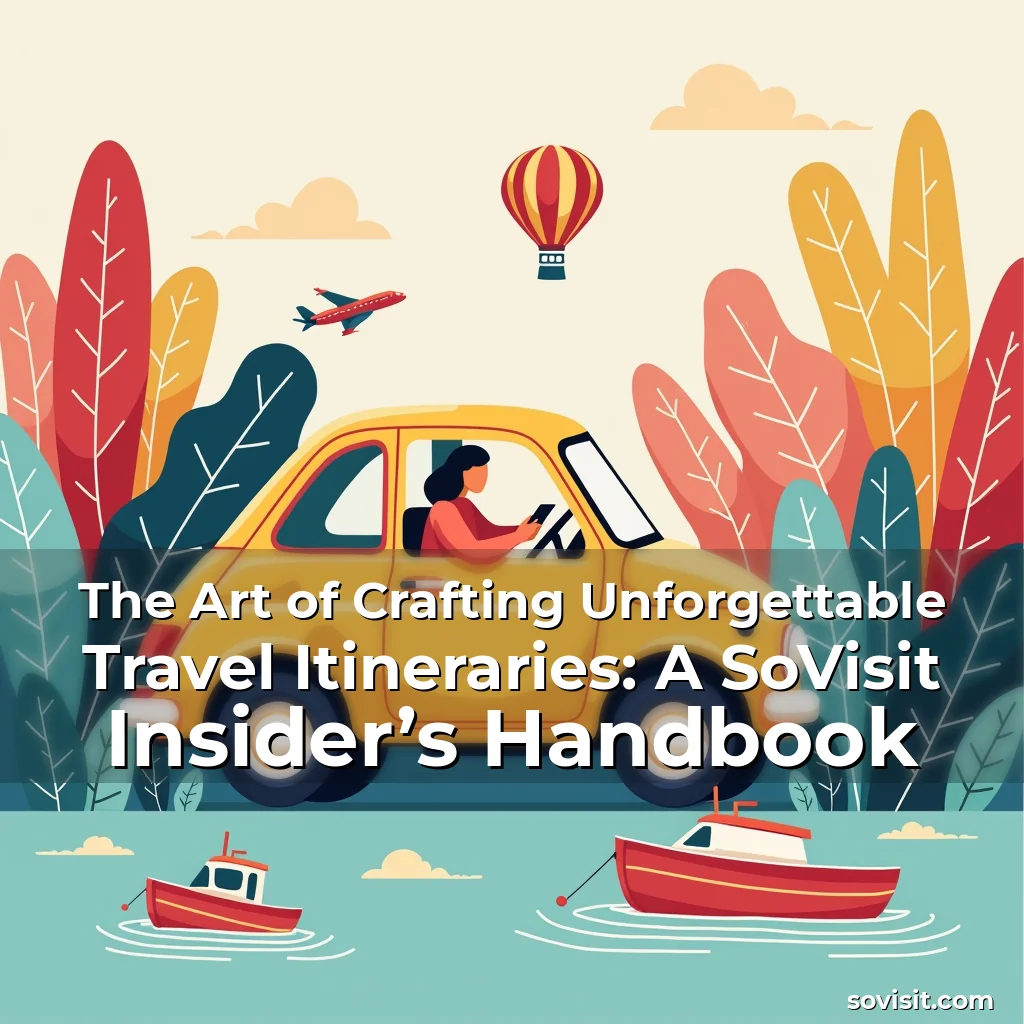 Read more about the article The Art of Crafting Unforgettable Travel Itineraries: A SoVisit Insider’s Handbook